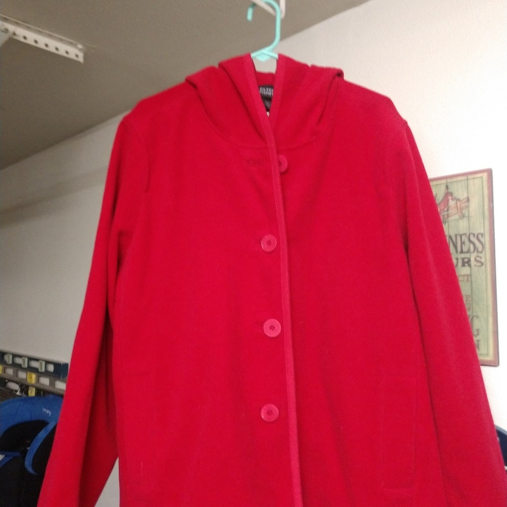 💖💕 EILEEN FISHER Cozy hooded jacket💖💕💖